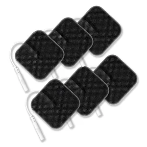 Self Adhesive Tens Electrode Pads 5*5 Square Black Hydrogels Electrodes for Muscle Stimulator