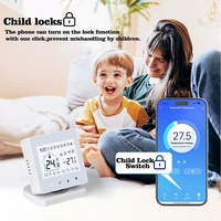 Kit de Receptor de Termostato WiFi RF433 Tuya Smart para Caldera de Gas, Controlador Inalámbrico de Temperatura Ambiente, Compatible con Alexa y Google