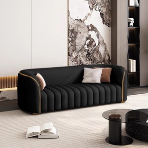 Canapé modulaire en cuir <span class=keywords><strong>Chesterfield</strong></span> moderne de luxe pour salon ou meubles de réception - Product Image 2