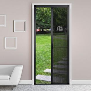 Porte <span class=keywords><strong>moustiquaire</strong></span> horizontale rétractable anti-insectes avec filet plissé anti-moustiques et design pliable - Product Image 4