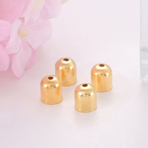 Tapa Metálica Redonda para Fabricación de Pendientes, Color Oro y Plata, Componentes para Joyería 450450 - Product Image 3