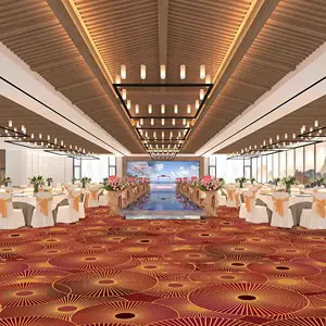 Fabrik-direkt-polyester-bedruckter teppich kann angepasst werden voller teppich hotel- und bürotteppich
