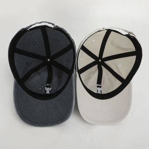 หมวกเบสบอลทรงแด๊ดปักโลโก้แบบกำหนดเองสำหรับทุกเพศทุกวัย คุณภาพสูง 6 แผง ผ้าฝ้ายทวิลล์ย้อมสีแบบพิเศษ ล้างทำความสะอาดได้ - Product Image 3