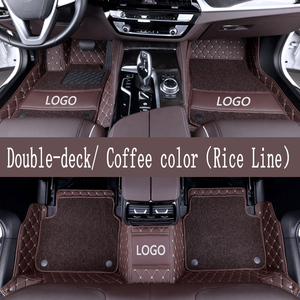 Tappetini Auto in Pelle 7D di Lusso, Set Completo 3 Pezzi, Resistenti all'Uso, per <span class=keywords><strong>Opel</strong></span>/Vhall Corsa - Product Image 3