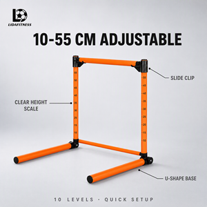 Ostacolo Regolabile 10-55cm per Allenamento di Velocità e Agilità nel Calcio - Product Image 4