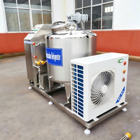 Machine de pasteurisation de boissons au prix d'usine / Pasteurisateur de jus de fruits / Pasteurisateur de lait 300L avec machine de refroidissement