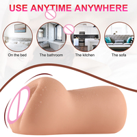 Mainan Seks XISE untuk Pria, Vibrator Silikon untuk Dewasa, Masturbasi Pria, Peningkat Realistis Penis, Sarung Penis, Cup Oral Otomatis