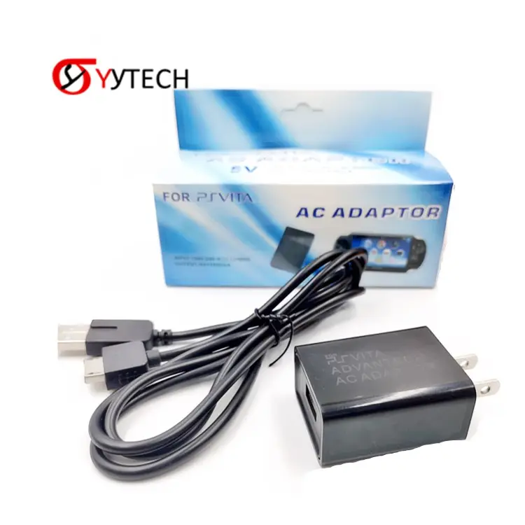 SYYTECH-Console de jeu avec prise américaine, adaptateur secteur USB, chargeur rapide pour PlayStation Vita 1000 PS Vita 2000, accessoires de jeu