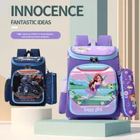 Sac à dos unisexe pour enfants de l'école primaire, 15 pouces, étanche, avec fermeture éclair, imprimé dessin animé, coque en EVA, 2026