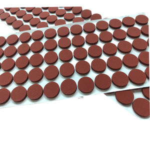 Bumper kaki karet tidak licin, bantalan penyangga Bumpon perekat titik silikon Bening, Bumper transparan berperekat - Product Image 4