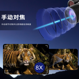 Z9157 Head Mounted Night Vision Monocular 25mm Infrared With Flashlight For Outdoor Adventure - Product Image 1