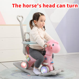 1-6 Jaar Oude Kinderen Hobbelpaarden, Kinderwagens, Fietsen, Veiligheid Met Vangrails, Verjaardagscadeau Speelgoed - Product Image 2