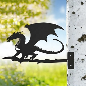 Figuras de Halloween de gansos esféricos, Flying Mountain Home, Panel de jardinería de flamencos de 12.5 pulgadas, Gnomo, Adorno de jardín de búho con hoja, estilo funky y espeluznante - Product Image 3