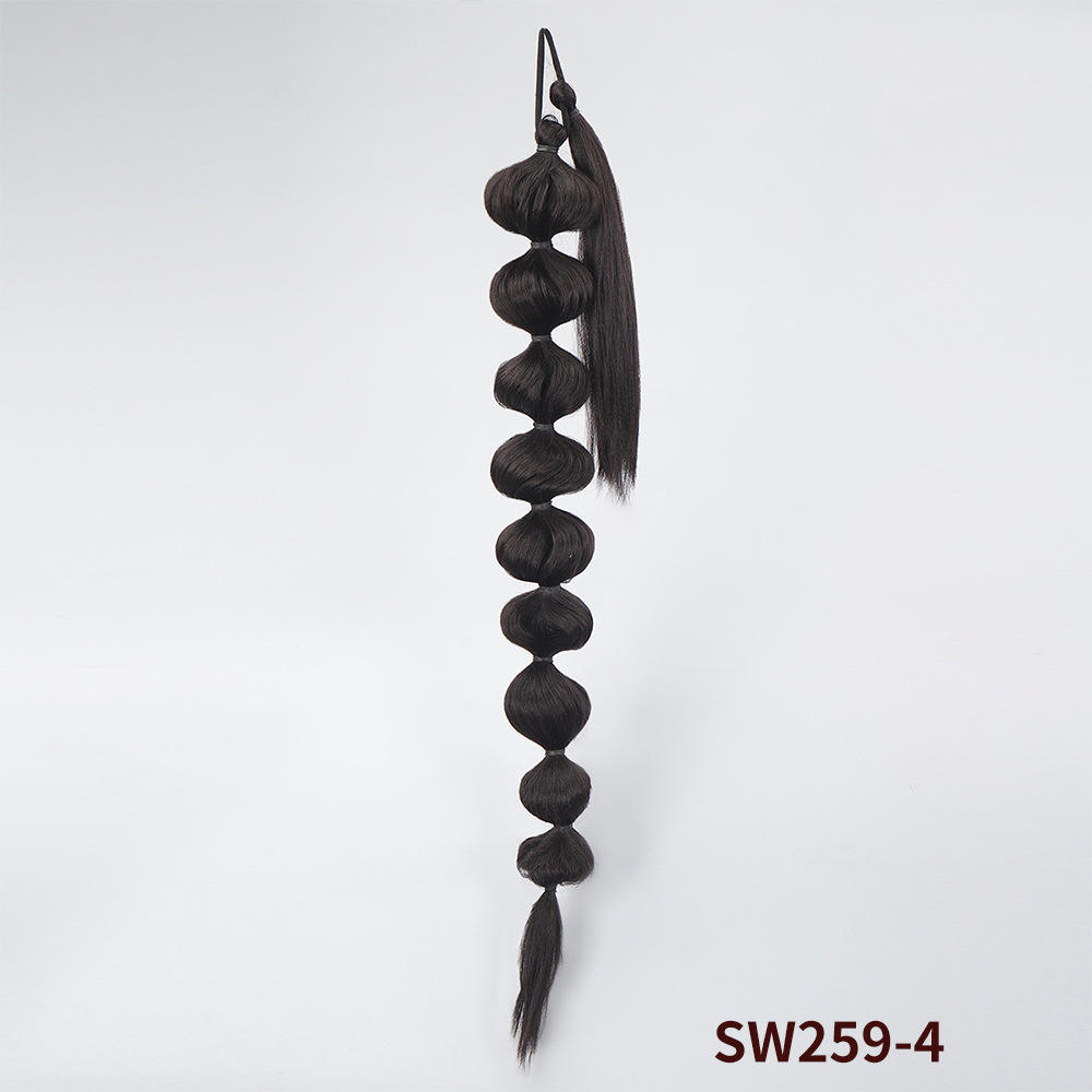 Wrapped Bubble Ponytail - 4