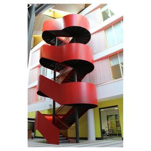 Prima Customized Fire Escape <strong>Stairs</strong> Steel <strong>Grating</strong> <strong>Stairs</strong> Galvanized Steel <strong>Stairs</strong> Staircase - Product Image 6