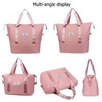 Organisateur personnalisé pliable extensible léger sport Gym Duffel sac fourre-tout Yoga week-end Fitness Duffle Duffel sacs de voyage