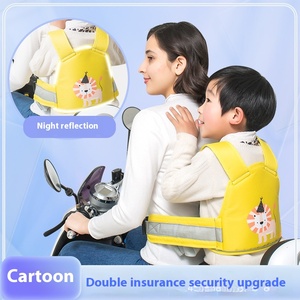 Ceinture de sécurité pour <span class=keywords><strong>moto</strong></span> électrique pour enfants, porte-bébé en plastique pour vélo avec sangles de maintien pour bébé - Product Image 5