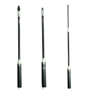 Bâtons de randonnée rétractables Green Excellence 73-106 cm en alliage d'aluminium légers avec fonction anti-choc électrique - Product Image 2