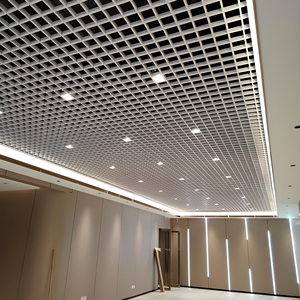 Panneaux de plafond suspendus modernes en aluminium pour centres commerciaux, hôtels, cuisines et villas - Design intérieur suspendu au design épuré - Product Image 3