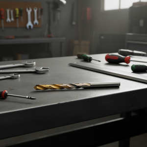 Broca helicoidal HSS de 1.7 mm con recubrimiento de TiN para perforación de metal - Product Image 3