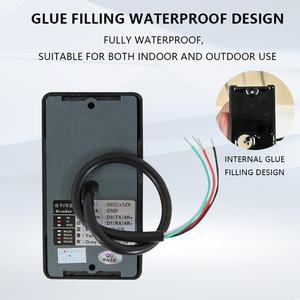 야외 도어 카드 리더 <span class=keywords><strong>RFID</strong></span> RS232 RS485 UART TTL 직렬 포트 125Khz EM4100 카드 벽 마운트 스마트 <span class=keywords><strong>RFID</strong></span> 액세스 카드 리더 - Product Image 2