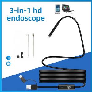 <span class=keywords><strong>Endoscope</strong></span> industriel de téléphone portable Android direct d'usine de 7mm 7mm1M-10M capteur d'imagerie CMOS trois-en-un étanche - Product Image 2