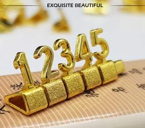 Etiquetas de Precio Metálicas en Forma de Cubo para Joyerí<span class=keywords><strong>a</strong></span>, Relojes y Ropa, en Dólares, <span class=keywords><strong>RMB</strong></span> y Euros, Placa de Precio Metálica 3D para Exhibición de Joyerí<span class=keywords><strong>a</strong></span> - Product Image 5