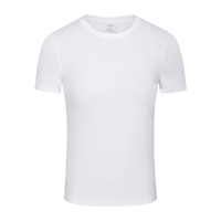 T-shirt personnalisé OEM ODM 210GSM 100% coton, col rond, unisexe, logo imprimé, vêtements personnalisés