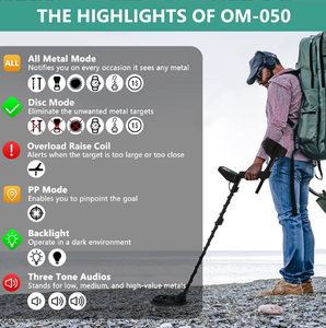 Detector de metales de alta sensibilidad caza del tesoro de alta precisión de mano al aire libre oro plata cobre detección - Product Image 3
