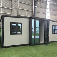 Maison préfabriquée extensible en conteneur, 3, 4 ou 5 chambres, en acier avec isolation, écologique, 20, 30 ou 40 pieds