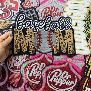 แพทช์ปักลายโบว์สีชมพูรูปขวดโค้กแบบ<span class=keywords><strong>เช</strong></span>นีลขายส่ง ขนาดใหญ่สำหรับเสื้อฮู้ดดี้ แพทช์ปักเลื่อมขนาดใหญ่ มีสินค้าในสต็อก - Product Image 4