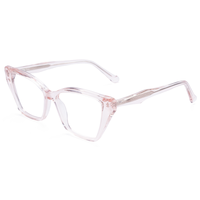 Lunettes de vue Elan Optical YB6208, monture complète œil de chat tendance, pour hommes et femmes, monture pour myopie, en acétate naturel sans peinture, parfumé