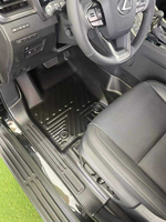 Tapis de voiture KQD en TPE, ensemble complet, tapis de coffre arrière, doublure, coussin de dossier, résistant à l'usure, facile à nettoyer pour TOYOTA Prado LC250 2024