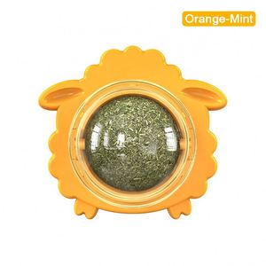 Venta al por mayor de productos para mascotas, Bola de hierba gatera de pared giratoria, plantas naturales, juguete para gatos, juego de gatos, Limpieza de dientes molares, juguete de hierba gatera de oveja - Product Image 2