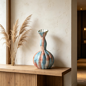 Vase en céramique vintage de luxe léger européen, <span class=keywords><strong>petit</strong></span> ornement vintage haut de gamme, <span class=keywords><strong>décoration</strong></span> de table de <span class=keywords><strong>salon</strong></span> pour arrangement floral - Product Image 5