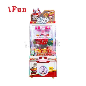 Fácil Retorno Crianças Indoor Luxo Coin Operated Arcade Game Prize Vending Presentes Clip Game Machine para Venda