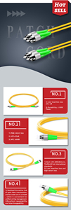 Cable de Fibra Óptica Simplex FC/APC/UPC Monomodo, Compatible con 5G, PVC LSZH, con Longitud Personalizable para Aplicaciones FTTX/FTTB - Product Image 5