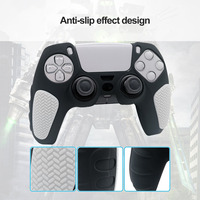 Vente flash - Housse de protection en silicone antidérapante pour manette PlayStation 5 PS5 - Housse ultra-adhérente