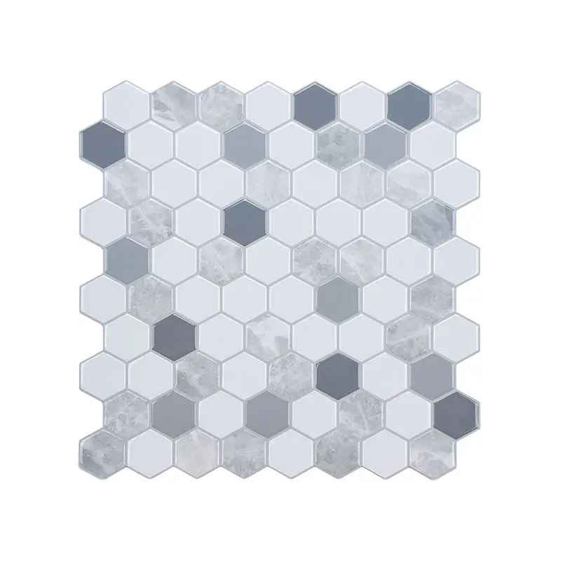 Hot Home Decorative Tiles Removable Tile Pearl Stick And Peel Self Adhesive Wall Tile for home kitchen