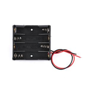 AAA-Batteriehalter mit Anschlüssen für <span class=keywords><strong>2</strong></span>/<span class=keywords><strong>3</strong></span>/4 Batterien, 2xAAA 3xAAA 4xAAA 1,5V, Schwarzer Kunststoffbehälter - Product Image 6