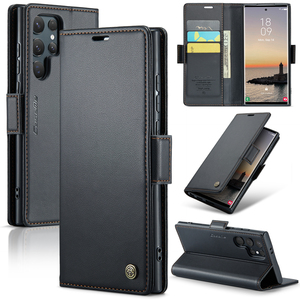 Étui portefeuille à blocage RFID CaseMe S25 FE S25 Edge S24 S23 S22 A73 A72 <span class=keywords><strong>A71</strong></span> A70 A56 A55 A54 Flip Cover pour Samsung S25 Ultra - Product Image 1