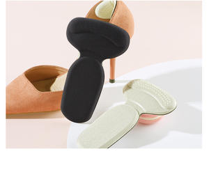 BDE Coussins antidérapants à talons hauts pour femmes Autocollants à talons en forme de T avec coussinets en gel de silicone Produit de soin des pieds de vente chaude - Product Image 6