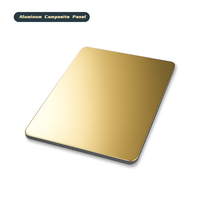 Panneau composite en aluminium pour mur extérieur moderne, revêtement ACP pour la décoration de façade de bâtiment