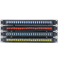 24 Port SC FC LC ST kotak Terminal serat optik Full Set Splice Box dengan Pigtail dan Flange untuk jaringan FTTH