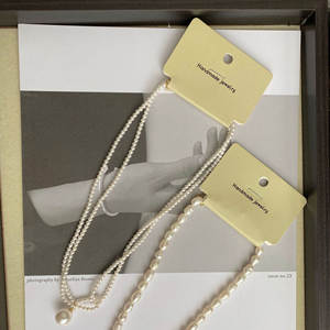 Personalizado de gama alta pendientes collar embalaje Tarjeta de papel logo hoja negra estampado en caliente joyería tarjetas de exhibición para negocios - Product Image 3