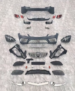 Kit de Carrocería Deportivo Edición 2016 W207 Compatible con <span class=keywords><strong>Mercedes</strong></span> Clase <span class=keywords><strong>E</strong></span> Coupé W207 2009-2013 Parachoques Delantero Difusor Trasero Faros Delanteros - Product Image 6