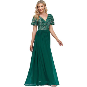 Buy In Bulk Short Green Sequin Dress Sparkly Party Style | Alibaba.com