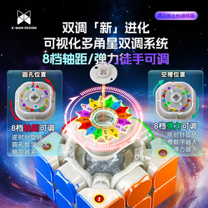 X-Man Design Tornado V3 พรีเมียม 3x3 ลูกบาศก์แม่เหล็กแบบลอยตัว สำหรับวัยรุ่น ทุกเพศ - Product Image 2