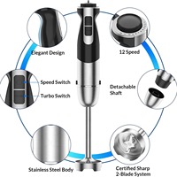 Mixeur plongeant multifonction en acier inoxydable pour bébé, petit appareil ménager, mixeur pour compléments alimentaires, presse-agrumes manuel, machine de cuisine
