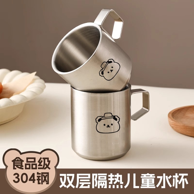 Tasse en forme d'ours en acier inoxydable